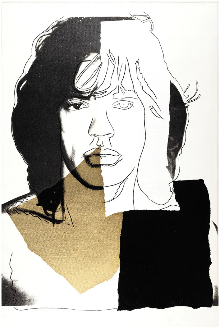 ANDY WARHOL "Mick Jagger"(#146)Silkscreen -Proof Edition- Top Quality-Unsigned- 43 1/2 x 29"- Wall Art