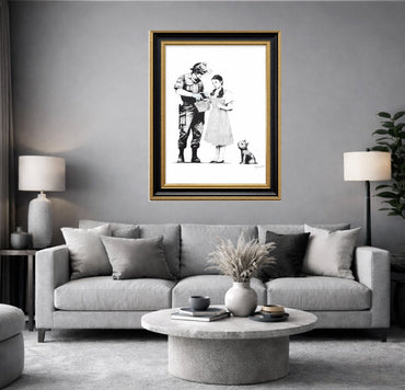 BANKSY "Stop and Search"-Screenprint- Signed-Wizard of Oz-Urban Street Art- Graffiti | Iconic Street Art