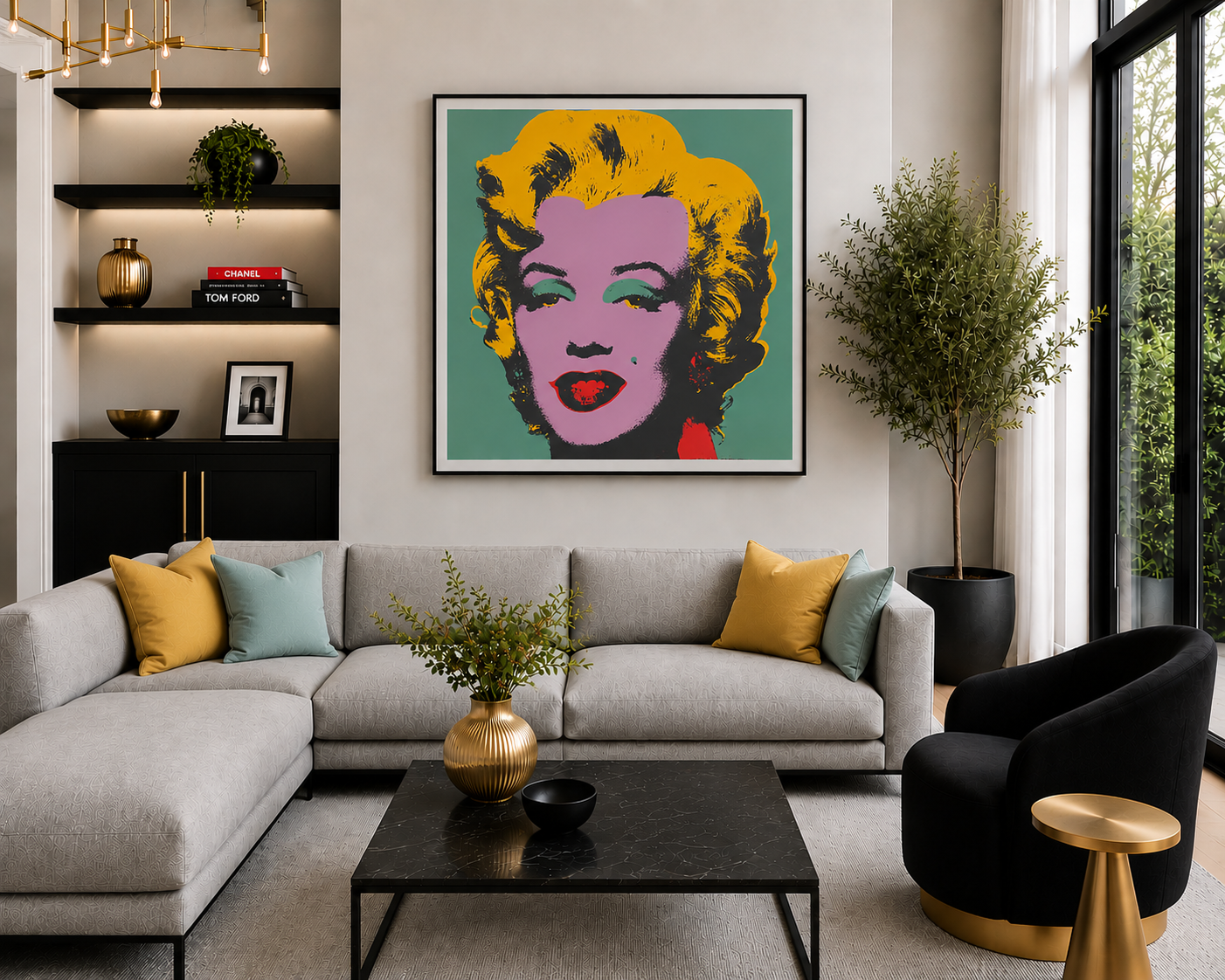 ANDY WARHOL– "Marilyn Monroe" #23 Layered Silkscreen Unsigned Proof-Museum Quality Pop 36X36" | Pop Art