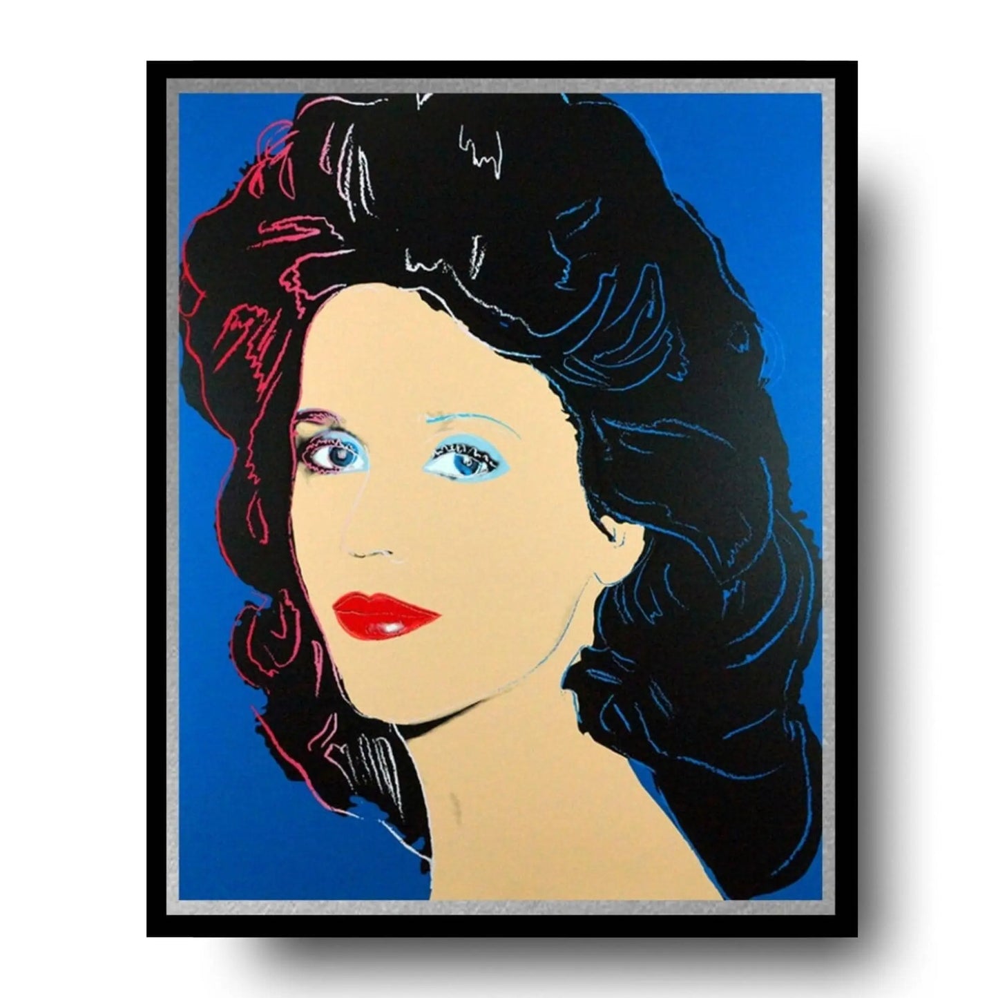 ANDY WARHOL- "Jane Fonda" - SILKSCREEN (Screenprint)
