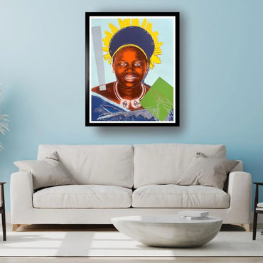 ANDY WARHOL “Queen Natombi Twala"-Screenprint Proof- Diam. Dust-Museum Quality-Full Sized- ON SALE