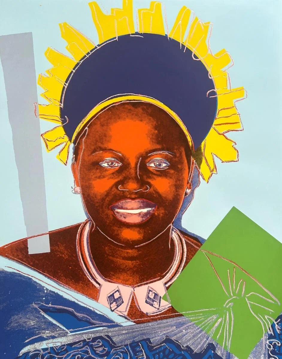 ANDY WARHOL “Queen Natombi Twala"-Screenprint Proof- Diam. Dust-Museum Quality-Full Sized- ON SALE