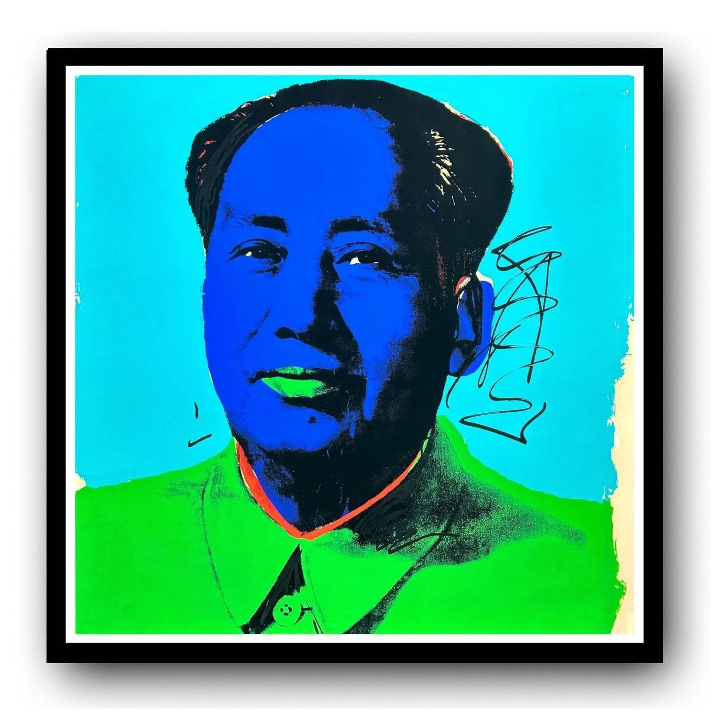 ANDY WARHOL-"Mao" #99- Screenprint Proof- Museum Quality-Mao Zedong Pop Art- 36x36" Wall Art