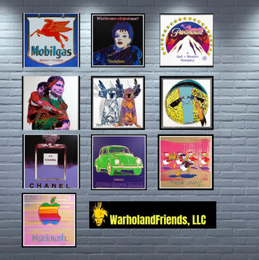 ANDY WARHOL – Complete Ads Suite-10 Silkscreens Proofs-Museum Quality 38 x 38" Wall Art