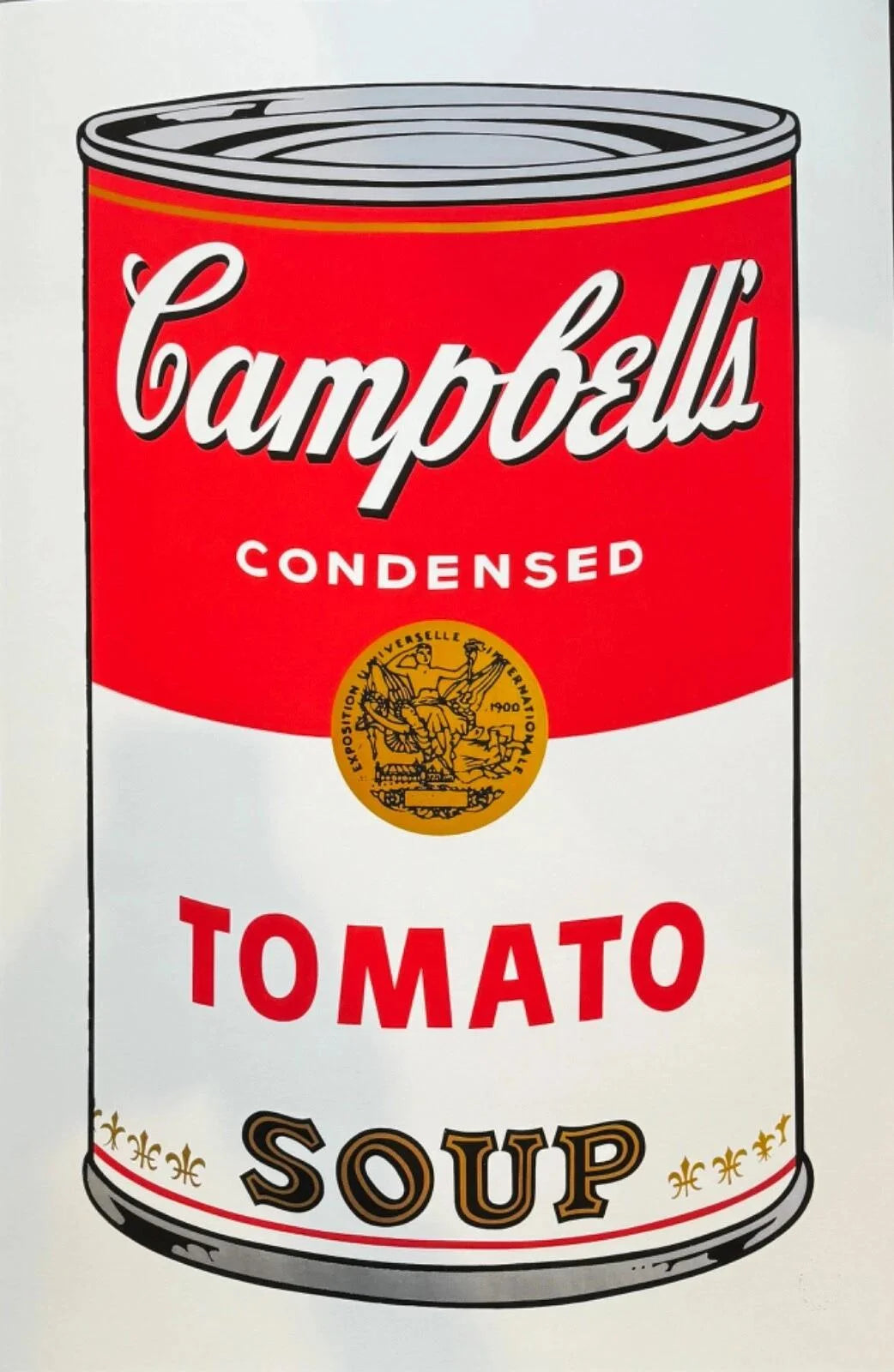 ANDY WARHOL- "Campbell Soup" Tomato - Unsigned Proof-Museum Quality- Full sized 23x35" Wall Decor
