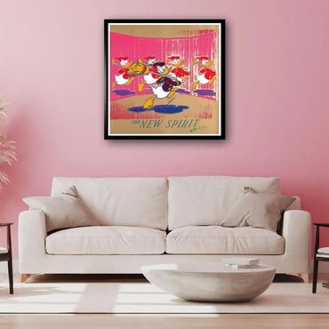 ANDY WARHOL "Donald Duck" (New Spirit) Silkscreen Proof-Museum Quality- Ads Suite -38x38" Wall Art