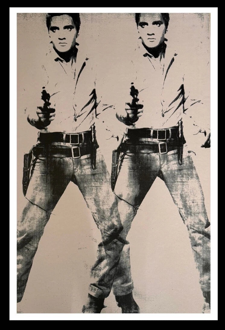 ANDY WARHOL “DOUBLE ELVIS"- Silkscreen (Screenprint)- Proof - 25 3/5 x 40"
