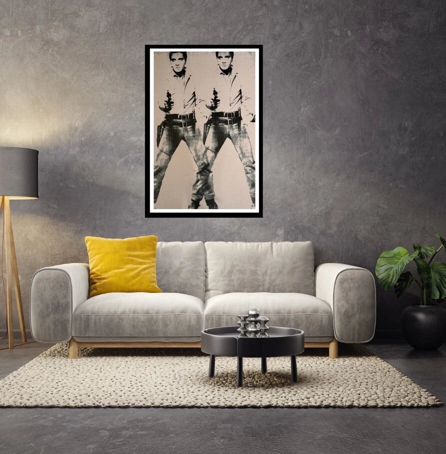 ANDY WARHOL “DOUBLE ELVIS"- Silkscreen (Screenprint)- Proof - 25 3/5 x 40"