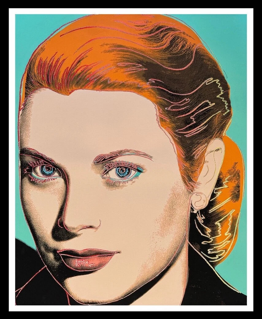 ANDY WARHOL "Grace Kelly"-Trial Screenprint- Diamond Dust- Proof Edition- Superb Quality- Unsigned -40x 32" Wall Decor