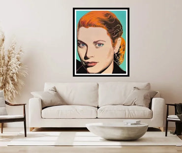 ANDY WARHOL "Grace Kelly"-Trial Screenprint- Diamond Dust- Proof Edition- Superb Quality- Unsigned -40x 32" Wall Decor