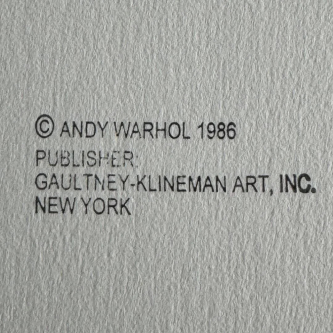 ANDY WARHOL– “Geronimo"- Multicolor Trial Screenprint- Cowboys and Indians- Unsigned Proof- Museum Quality 36x36" Wall Art