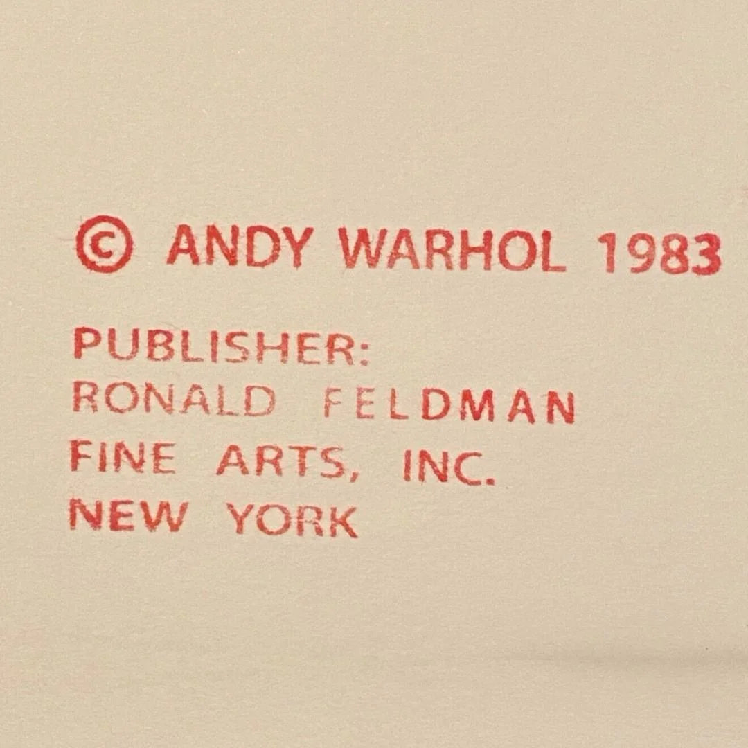 ANDY WARHOL “Giant Panda" Silkscreen Proof–Endangered Species- Museum Quality 38 X 38"Wall Art