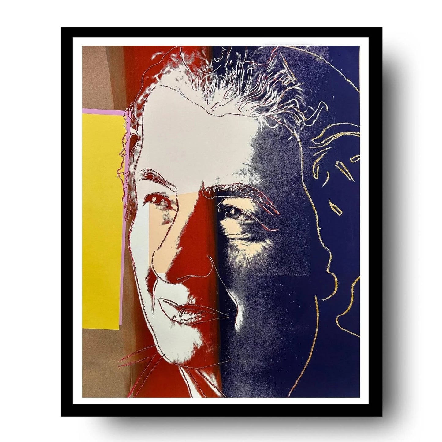 ANDY WARHOL– "Golda Meier" Silkscreen Proof- Jews Suite-Unsigned-Museum Quality 40x32"Wall Art