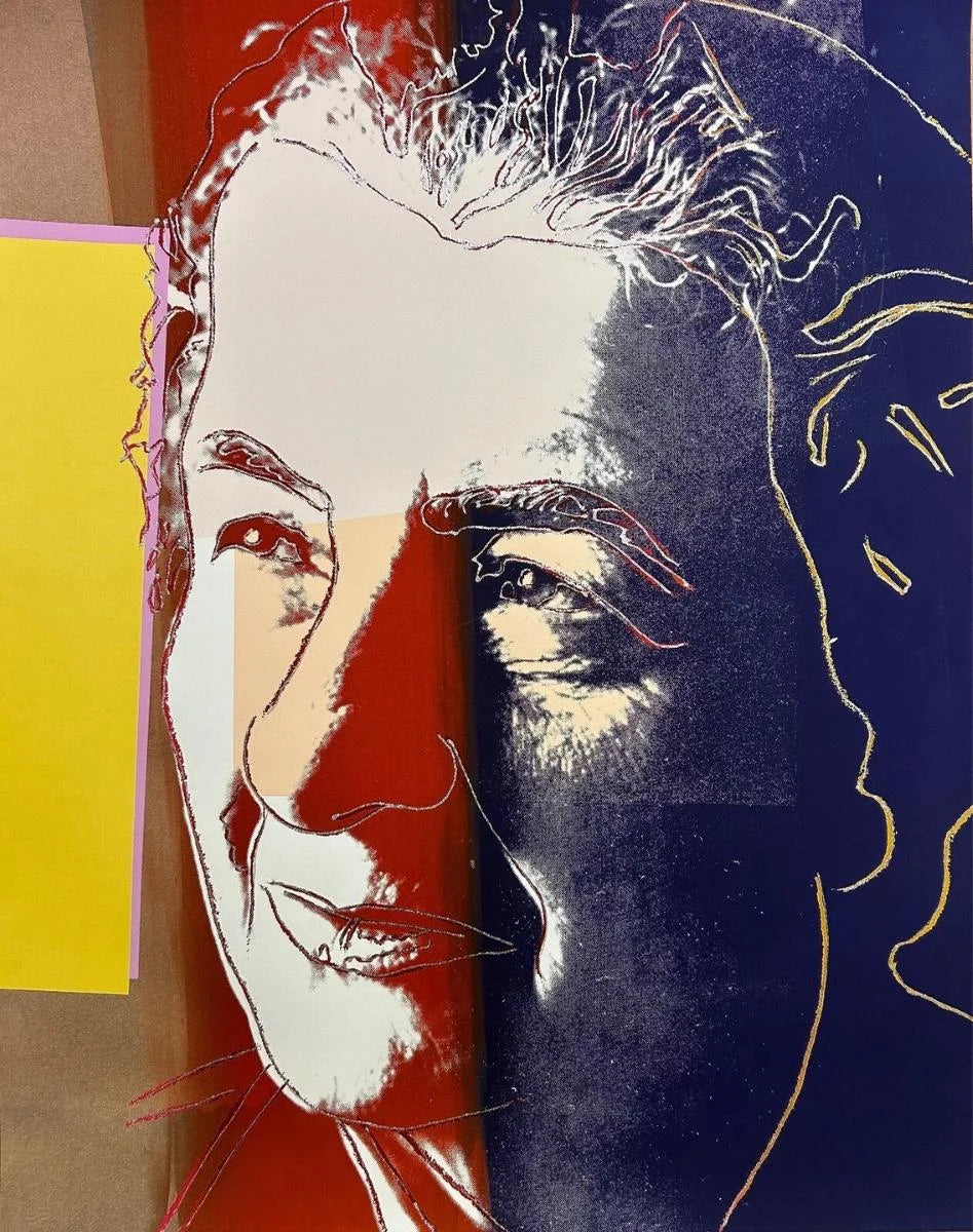 ANDY WARHOL– "Golda Meier" Silkscreen Proof- Jews Suite-Unsigned-Museum Quality 40x32"Wall Art