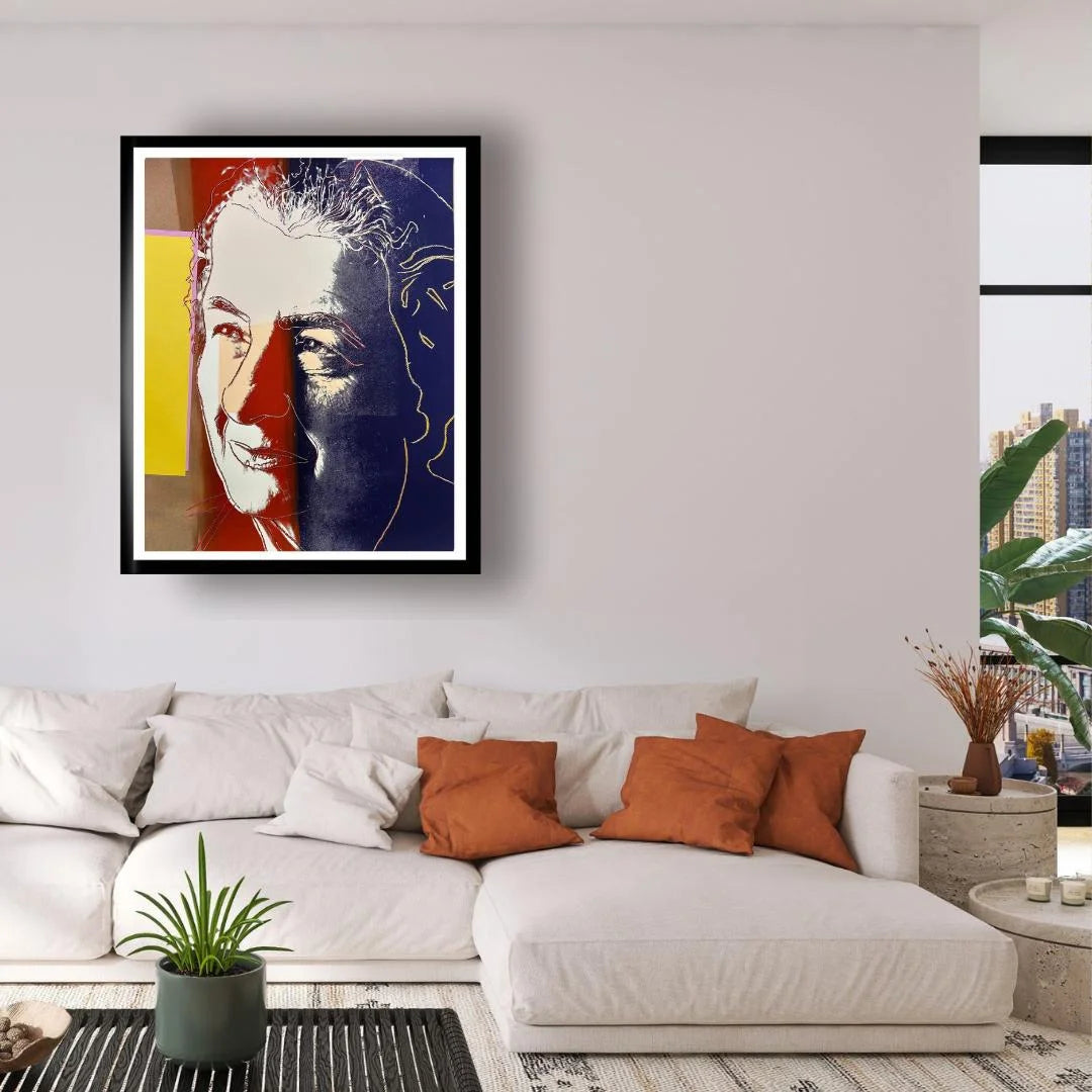 ANDY WARHOL– "Golda Meier" Silkscreen Proof- Jews Suite-Unsigned-Museum Quality 40x32"Wall Art