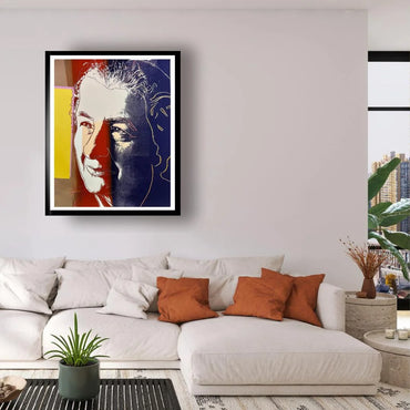 ANDY WARHOL– "Golda Meier" Silkscreen Proof- Jews Suite-Unsigned-Museum Quality 40x32" | Pop Art