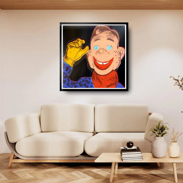 ANDY WARHOL "Howdy Doody" FS # 263- Silkscreen Proof-Myths- Museum Board- Diamond Dust- 38 x 38" Wall Art