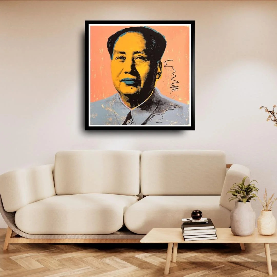 ANDY WARHOL-"Mao" #92- Screenprint Proof- Museum Quality-Mao Zedong Pop Art- 36x36" Wall Art