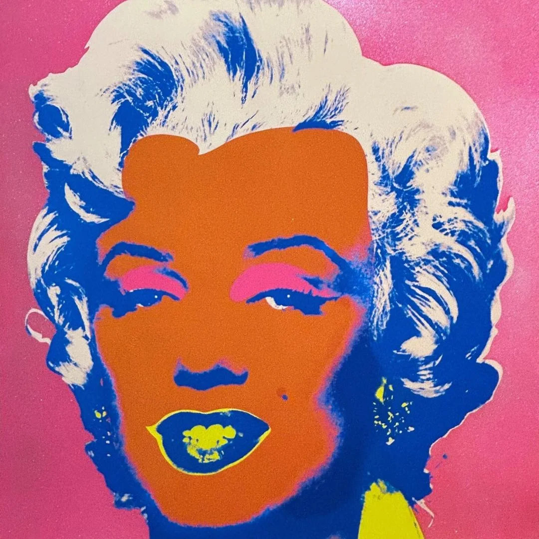 ANDY WARHOL– "Marilyn Monroe" #22 Trial Proof Screenprint- Full Diamond Dust Bkgrd- Unsigned Pop Wall Art-36X36"
