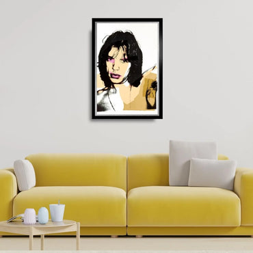 ANDY WARHOL "Mick Jagger"(#141) Silkscreen Proof Edition-Unsigned- 43 1/2 x 29"- Wall Art