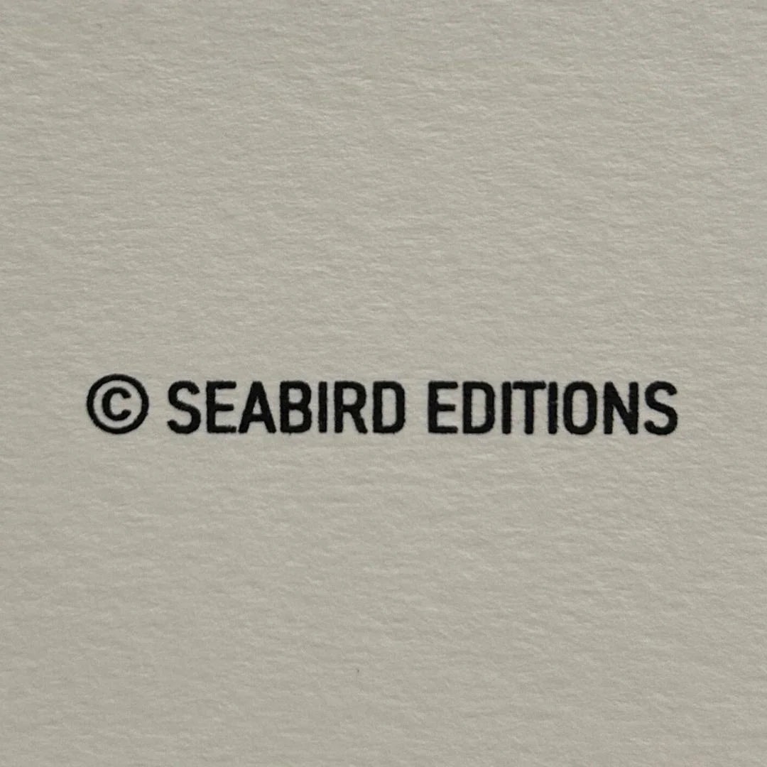 Text '© SEABIRD EDITIONS' on a textured gray background
