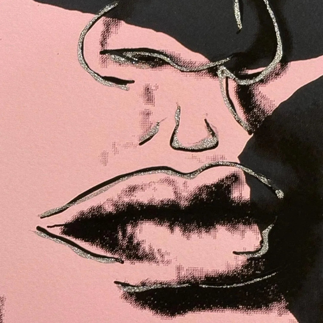 ANDY WARHOL "Mick Jagger"(#145) Trial Silkscreen Diamond Dust -Proof Edition- Top Quality-Unsigned- 43 1/2 x 29"- Wall Art