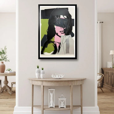 ANDY WARHOL "Mick Jagger"(#145) Trial Silkscreen Diamond Dust -Proof Edition- Top Quality-Unsigned- 43 1/2 x 29"- Wall Art