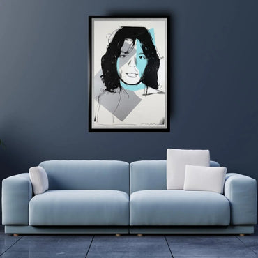 ANDY WARHOL "Mick Jagger"(#138) Silkscreen Proof Edition-Unsigned- 43 1/2 x 29"- Wall Art