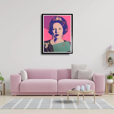 NDY WARHOL “Queen Beatrix Netherlands" #341– Screenprint Proof-Diam.Dust-Museum Quality-Full Sized Wall Art- On Sale!