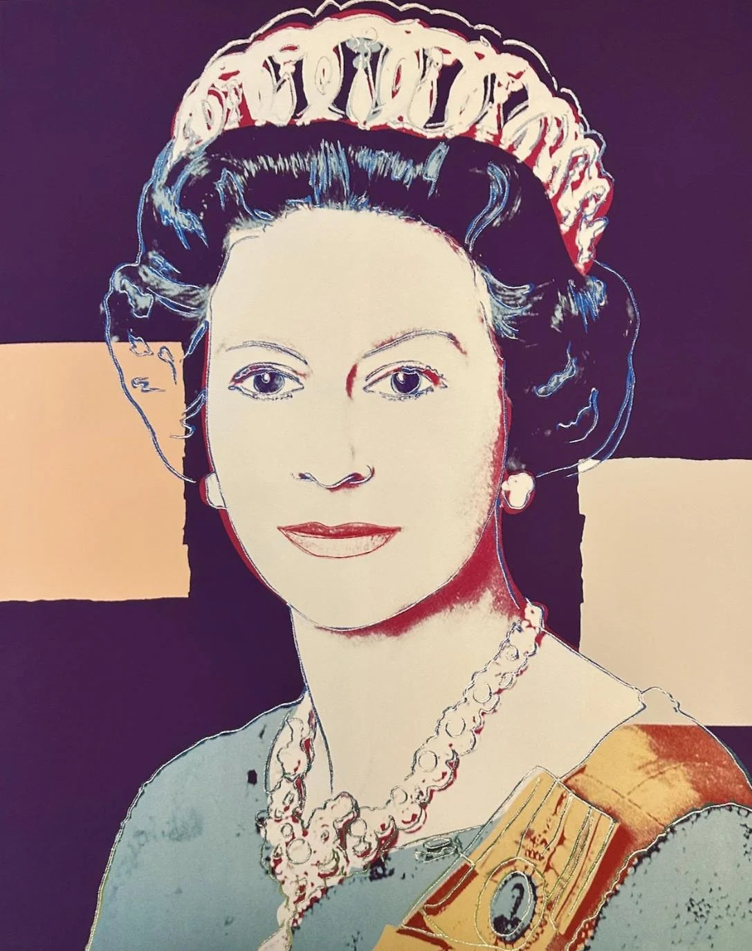 Queen Elizabeth Andy Warhol Portrait.
