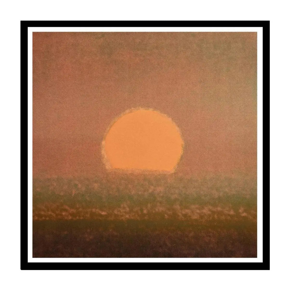 ANDY WARHOL– “Sunset" #76 Unique Screenprint- Unsigned Proof Edition-Museum Quality 34x34" Wall Art