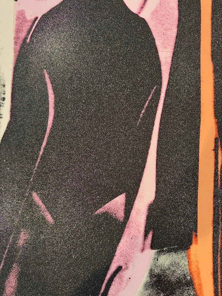 ANDY WARHOL– "Shoe" #257 Trial Proof Screenprint- Full Diamond Dust Bkgrd- Unsigned Pop Wall Art- Large 40 x 59 1/4"-Wall Art