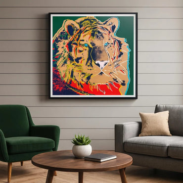 Andy Warhol - Siberian Tiger Living Room Wall Art Ideas