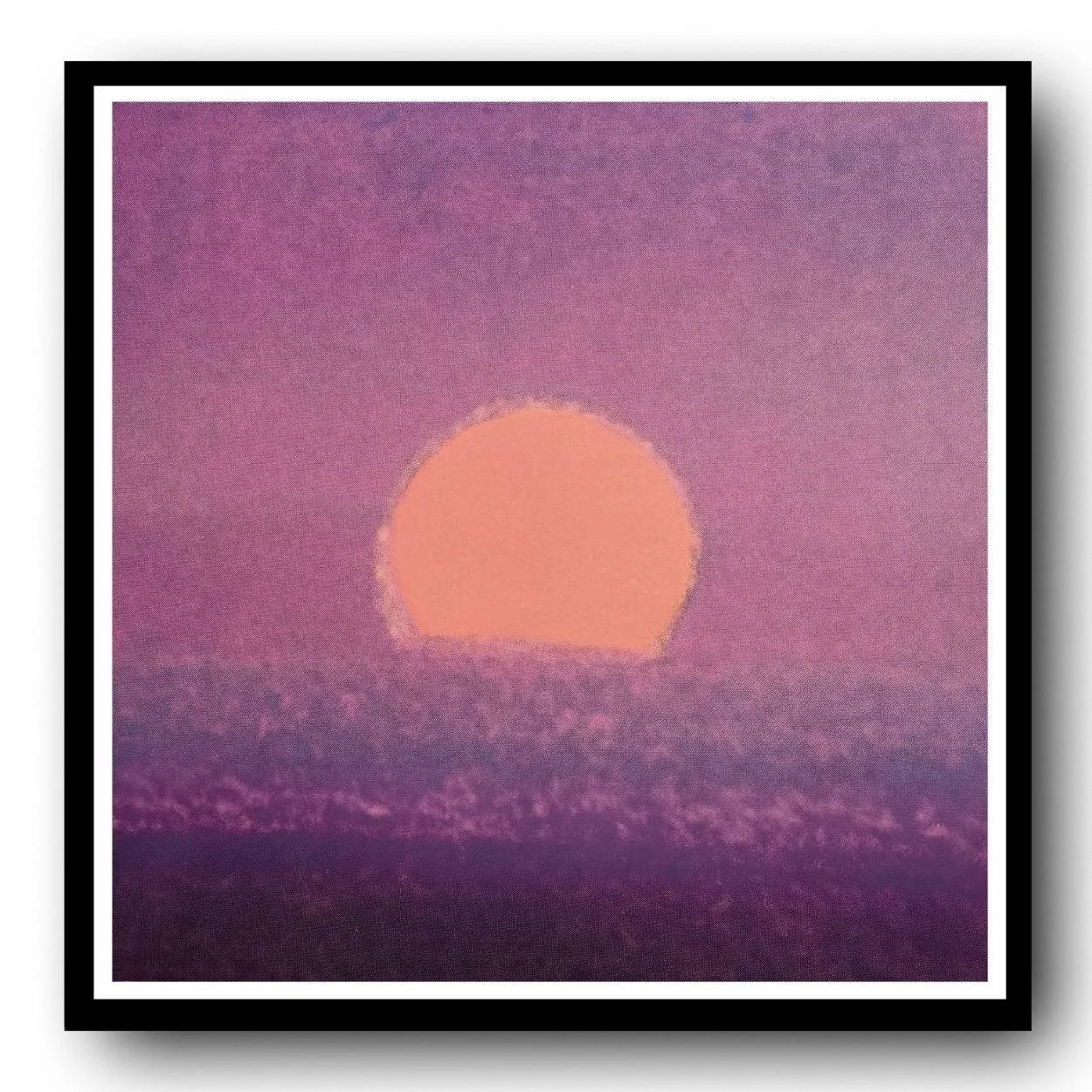 ANDY WARHOL– “Sunset" #418 Unique Screenprint- Unsigned Proof Edition-Museum Quality 34x34" Wall Art