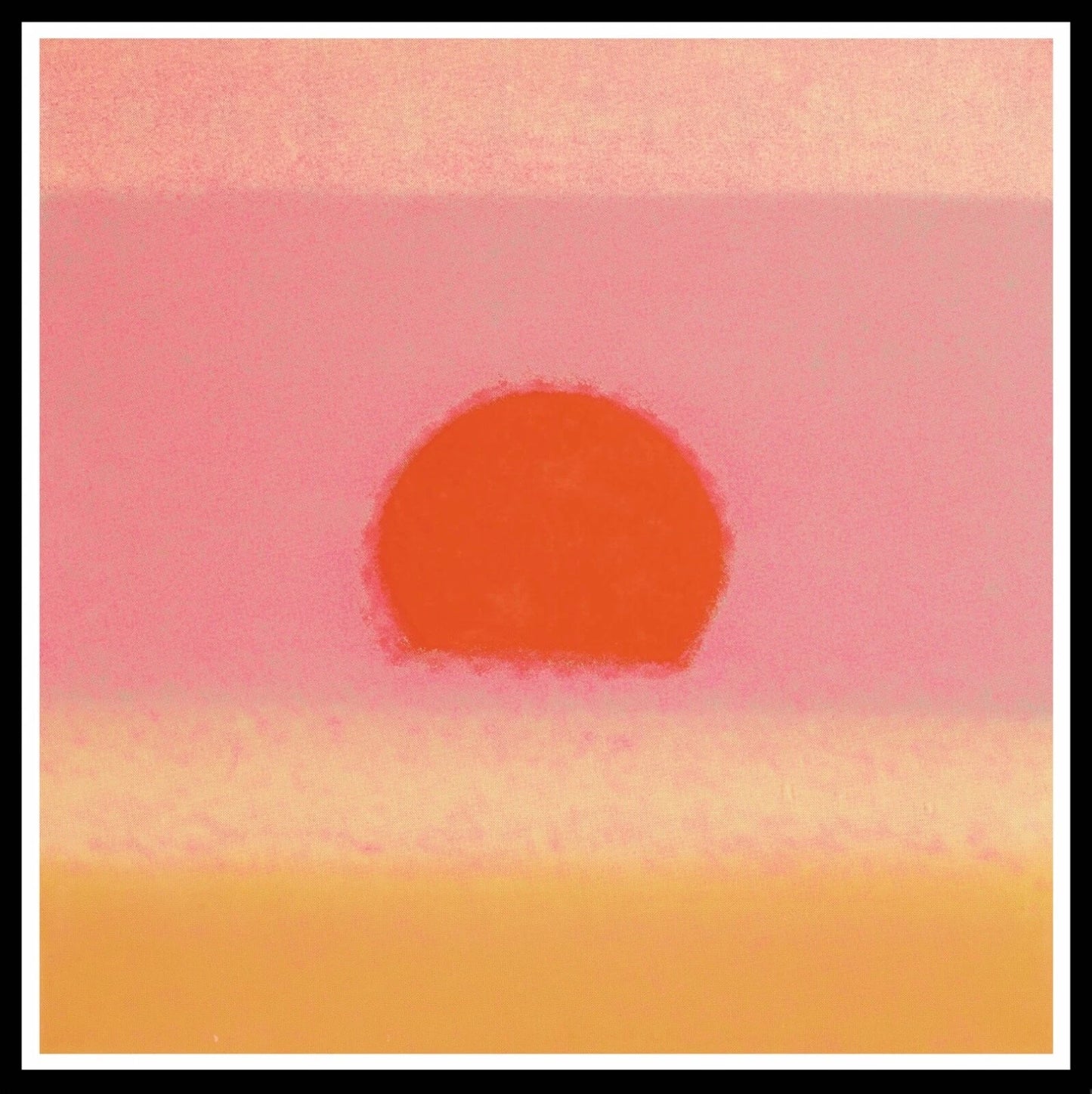 ANDY WARHOL– “Sunset" #25 Unique Screenprint- Unsigned Proof Edition-Museum Quality 34x34" Wall Art