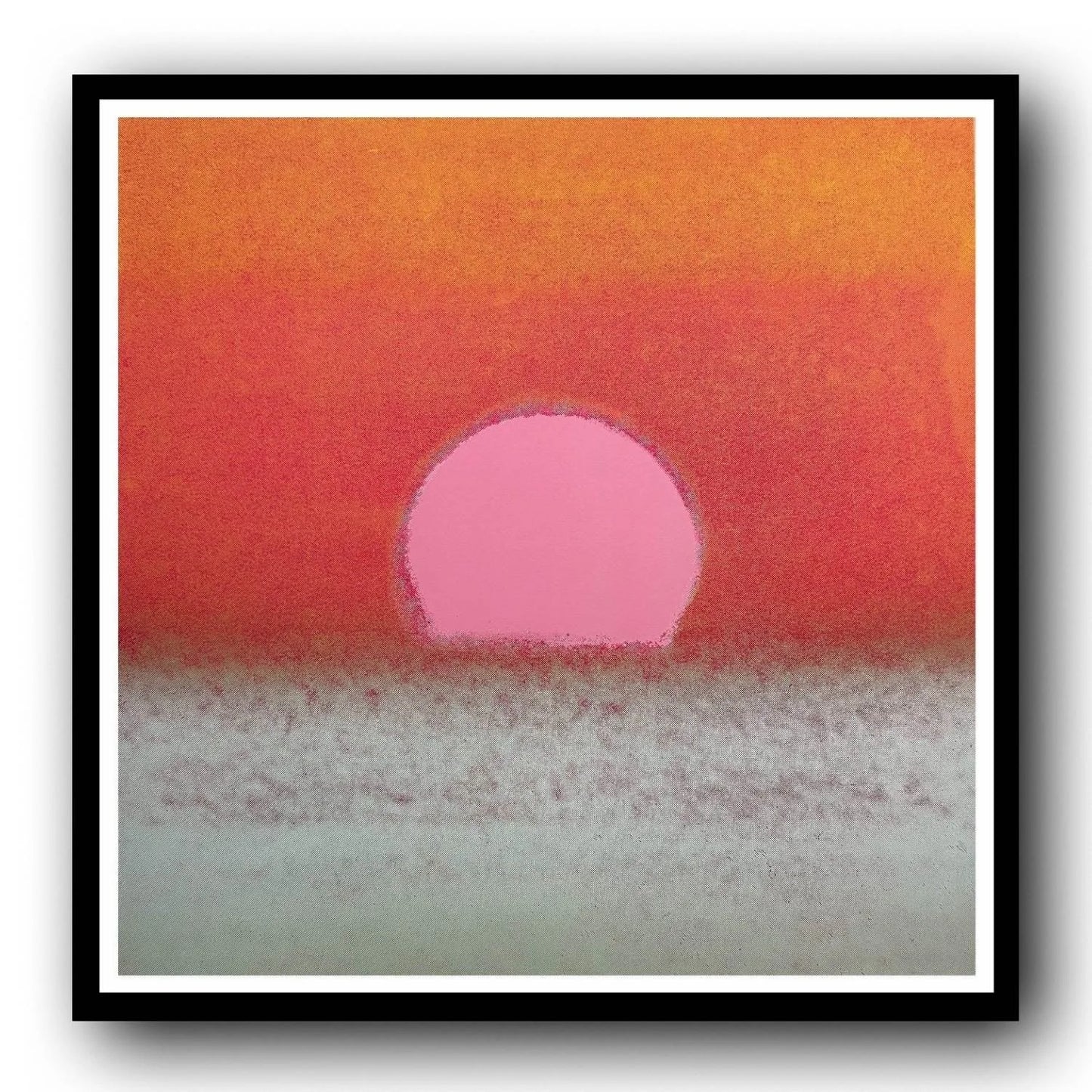 ANDY WARHOL– “Sunset" #418 Unique Screenprint- Unsigned Proof Edition-Museum Quality 34x34" Wall Art