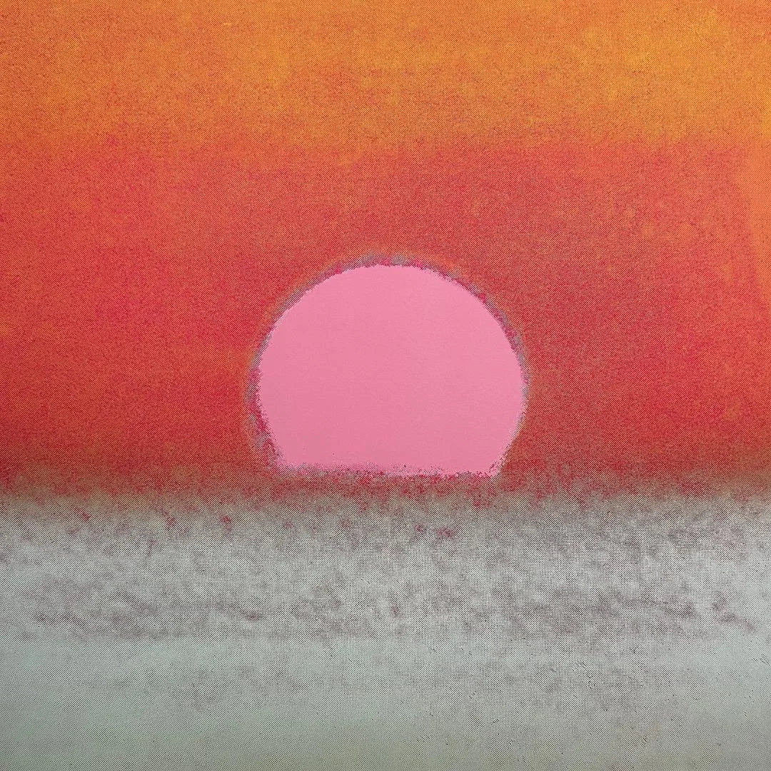 ANDY WARHOL– “Sunset" #418 Unique Screenprint- Unsigned Proof Edition-Museum Quality 34x34" Wall Art