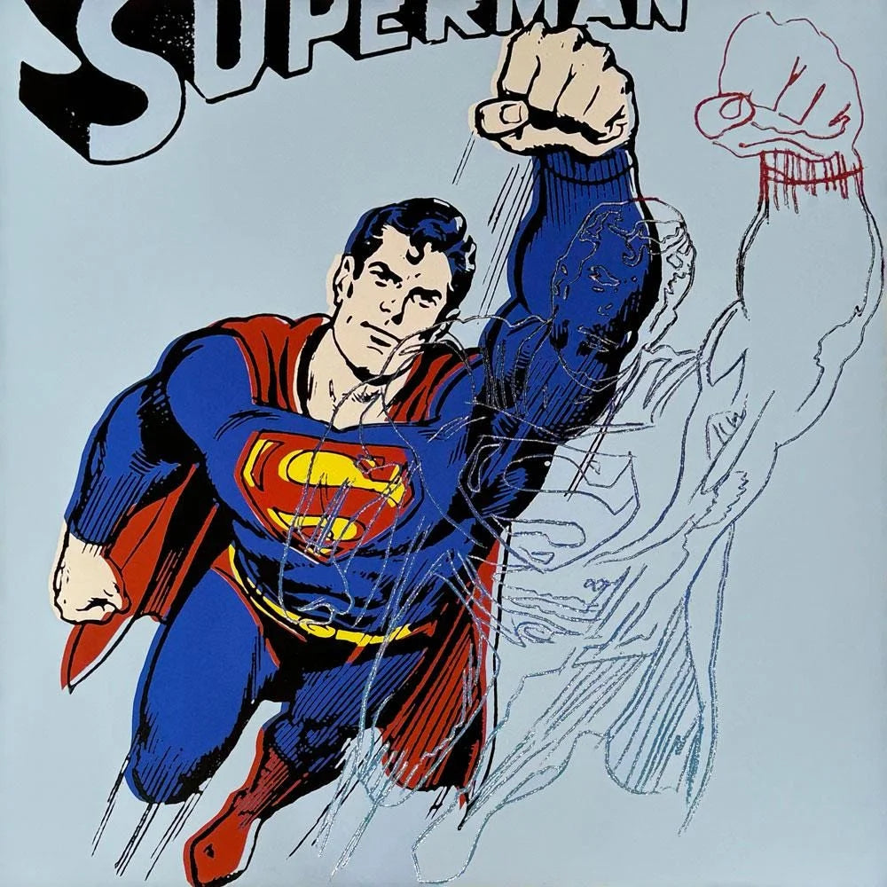 Andy Warhol - Superman (F&S II # 260) Light Blue Trial DD Artwork