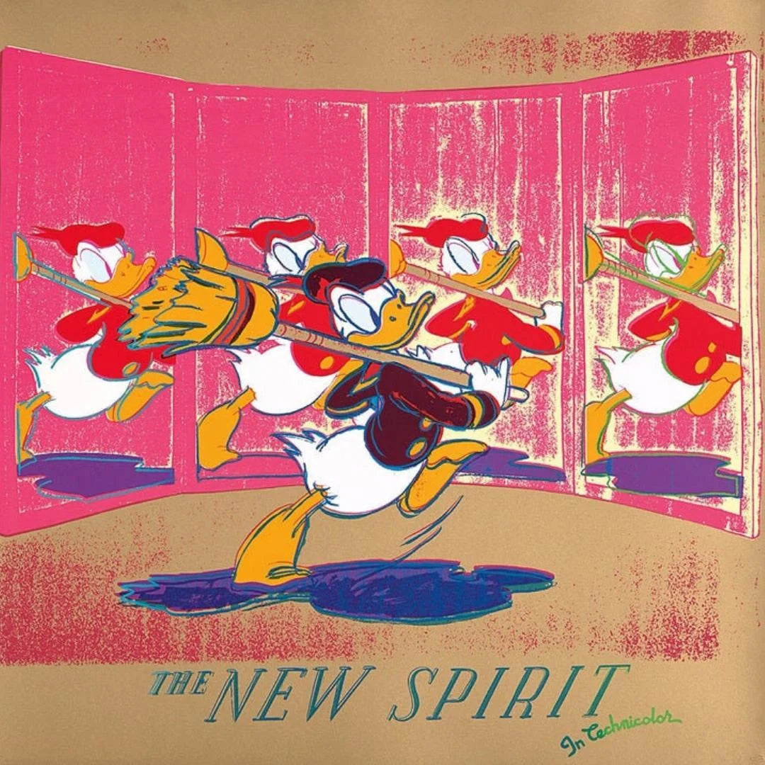 ANDY WARHOL "Donald Duck" (New Spirit) Silkscreen Proof-Museum Quality- Ads Suite -38x38" Wall Art