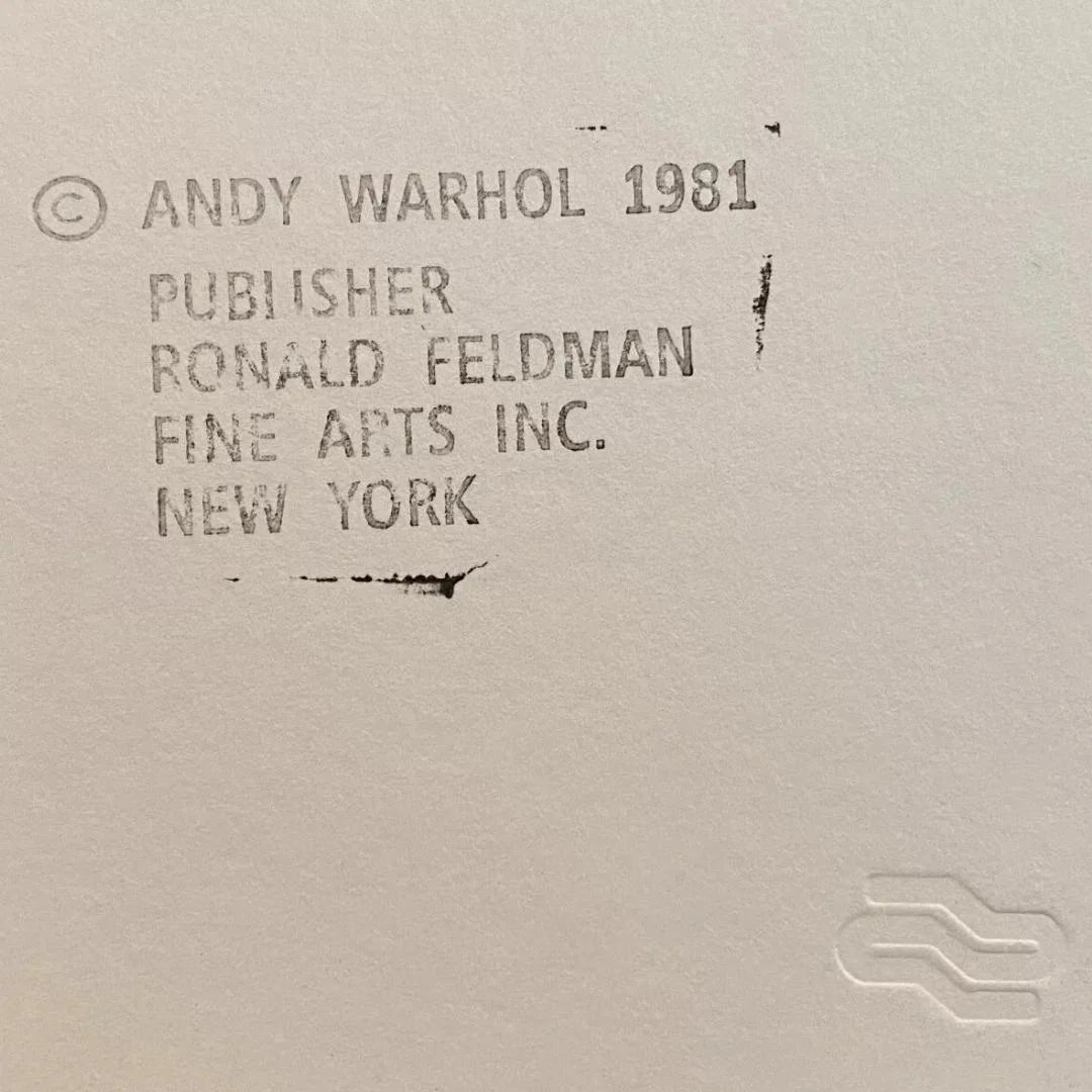 ANDY WARHOL "Uncle Sam" FS # 259- Silkscreen Proof-Myths- Museum Board- Diamond Dust- 38 x 38" Wall Art
