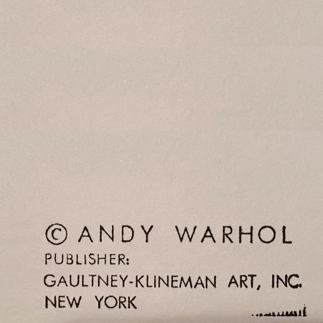 ANDY WARHOL– “Annie Oakley"- Silkscreen- Cowboys and Indians- Unsigned Proof- Museum Quality 36x36" Wall Art