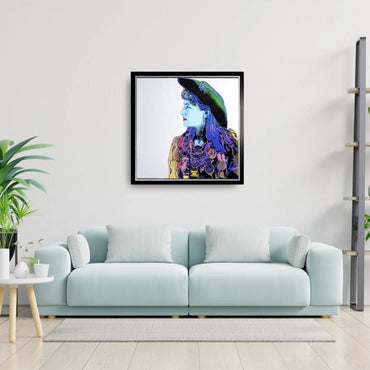 ANDY WARHOL– “Annie Oakley"- Silkscreen- Cowboys and Indians- Unsigned Proof- Museum Quality 36x36" Wall Art