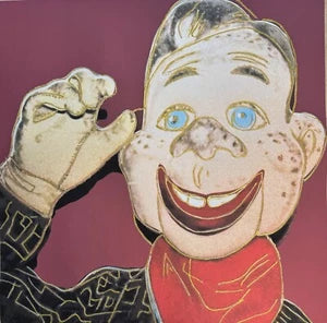 ANDY WARHOL "Howdy Doody" FS # 263- Silkscreen Proof-Myths Seies- Museum Board- Diamond Dust- 38 x 38" Pop Art Collectible