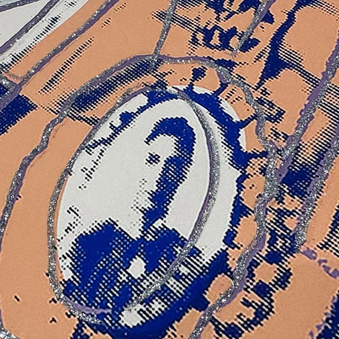 ANDY WARHOL “Queen Elizabeth"# 337– Blue Trial Proof -Screenprint- Diam.Dust-Museum Quality-Full Sized Wall Art- On Sale!