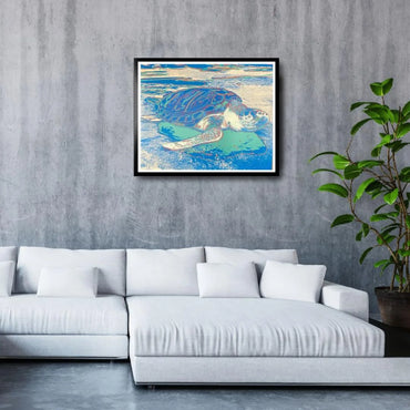 ANDY WARHOL “Turtle" Silkscreen Proof– Endangered Species- Museum Quality 31 1/2 X 39 3/8" Print | Pop Art