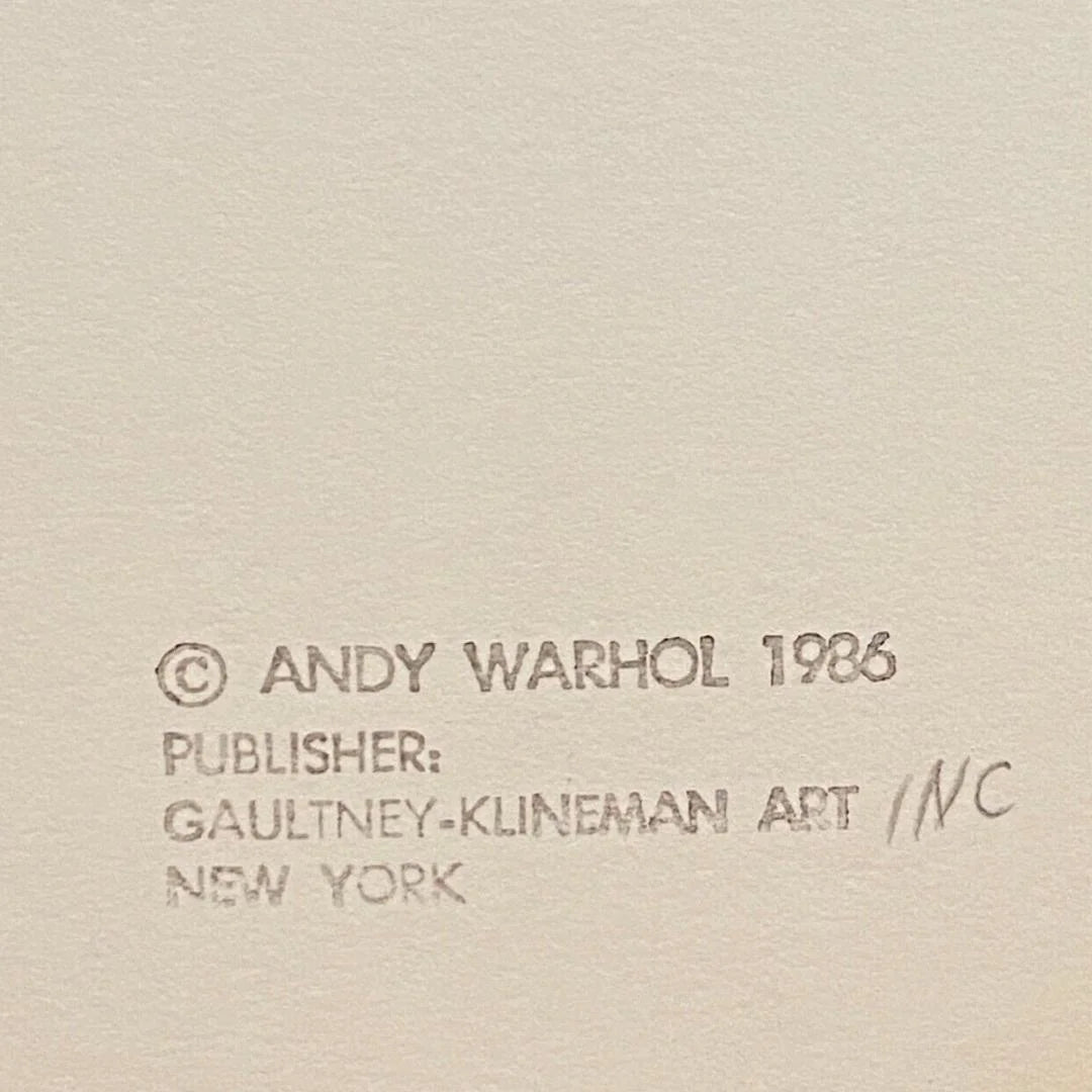 ANDY WARHOL– “Northwest Coast Mask"- Silkscreen- Cowboys and Indians- Unsigned Proof- Museum Quality 36x36" Wall Art