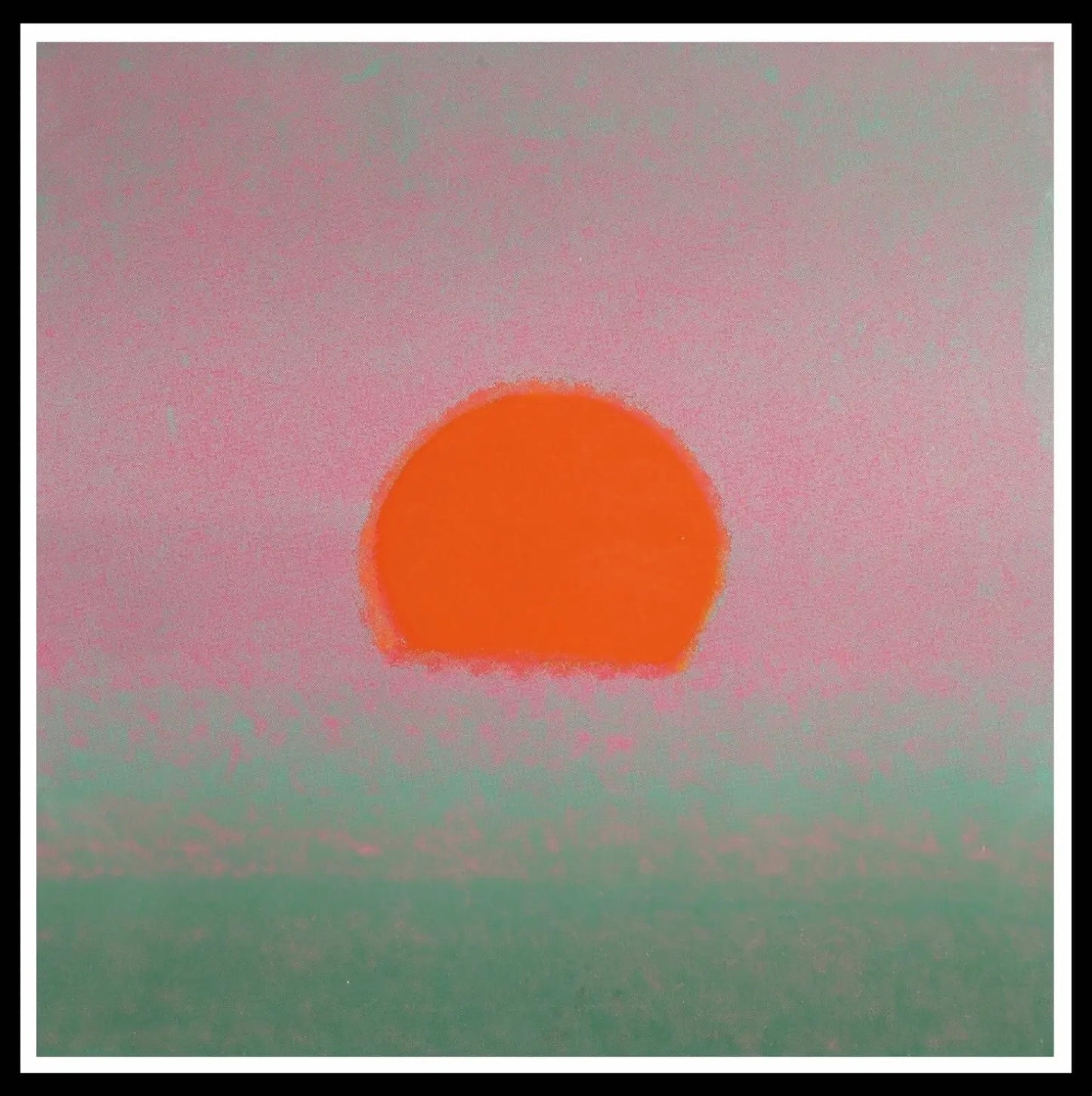 ANDY WARHOL– “Sunset" #155 Unique Screenprint-Unsigned Proof Edition-Museum Quality 34x34" Wall Art