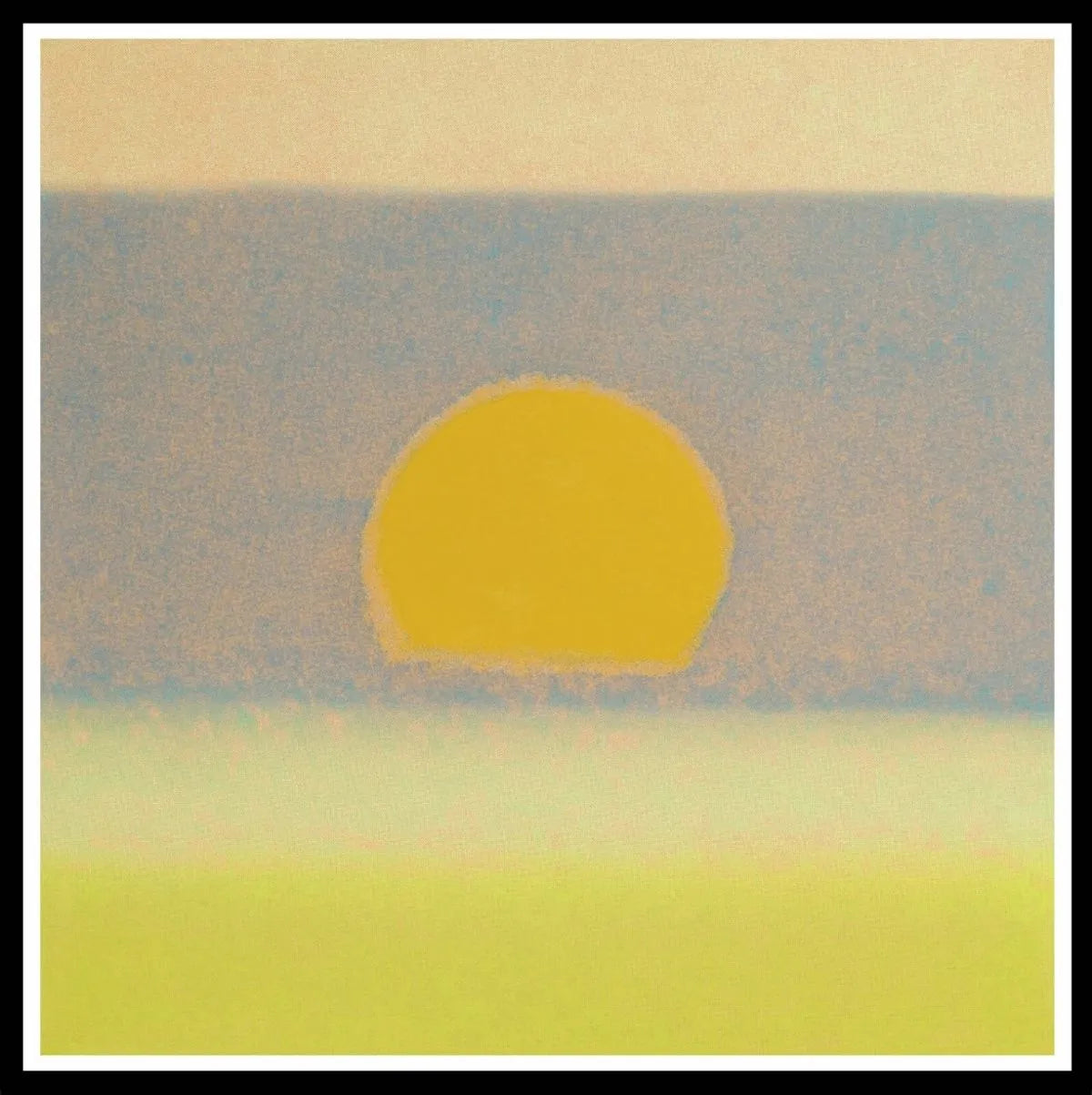 ANDY WARHOL– “Sunset" #27 Unique Screenprint- Unsigned Proof Edition-Museum Quality 34x34" Wall Art