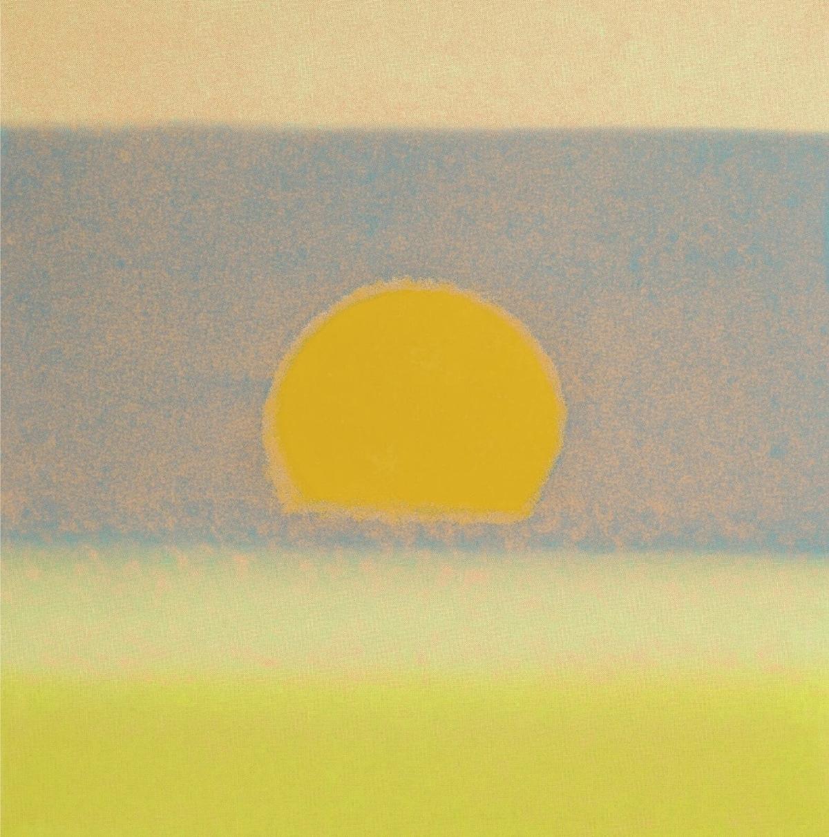 ANDY WARHOL– “Sunset" #27 Unique Screenprint- Unsigned Proof Edition-Museum Quality 34x34" Wall Art