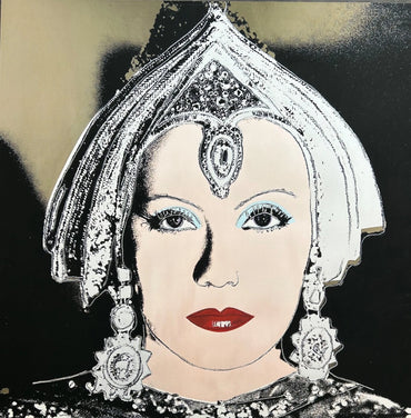 ANDY WARHOL "Star" FS # 260 Garbo Beige Faced Trial Proof- Myths Screenprint- Museum Quality- Diamond Dust- 38 x 38" Wall Art